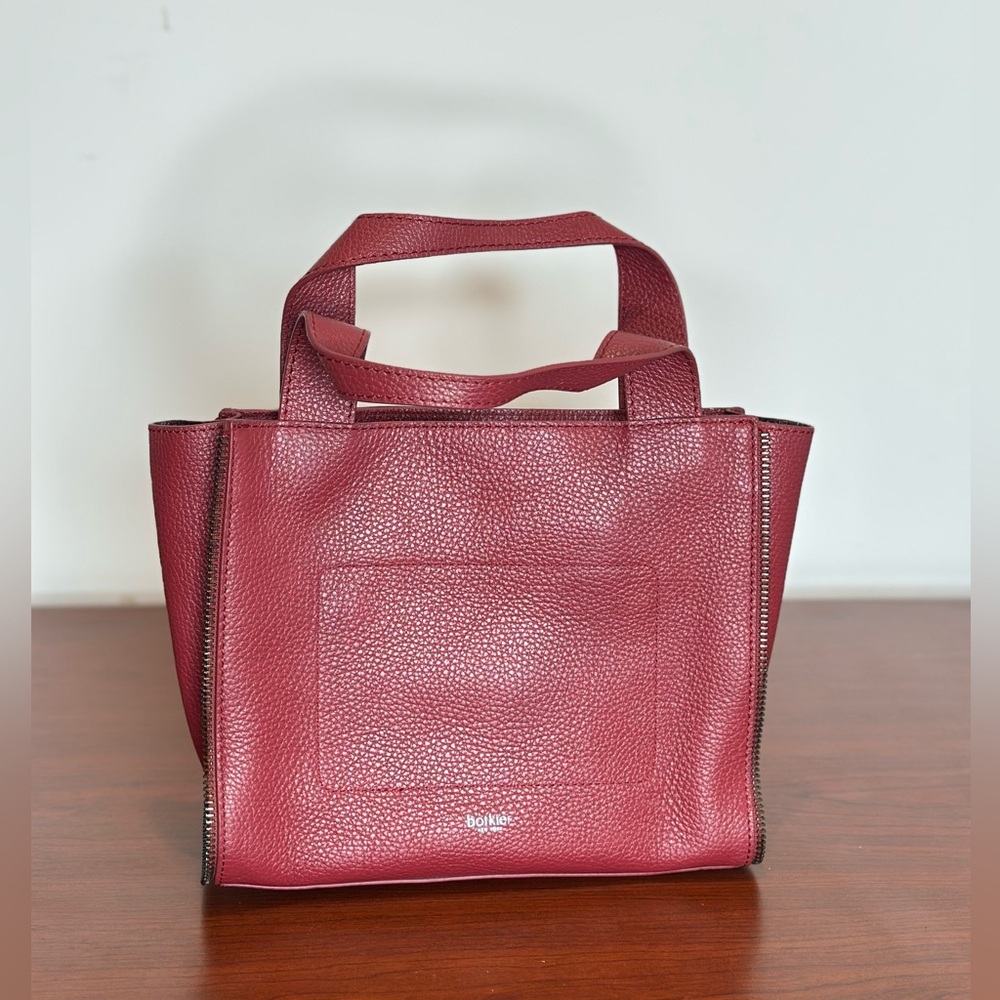 Botkier Red Tote Bag with Structured Design